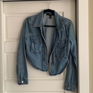 Cropped Denim Jacket